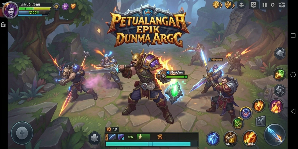 Tampilan gameplay menawan dari 3446 dalam suasana ARPG.