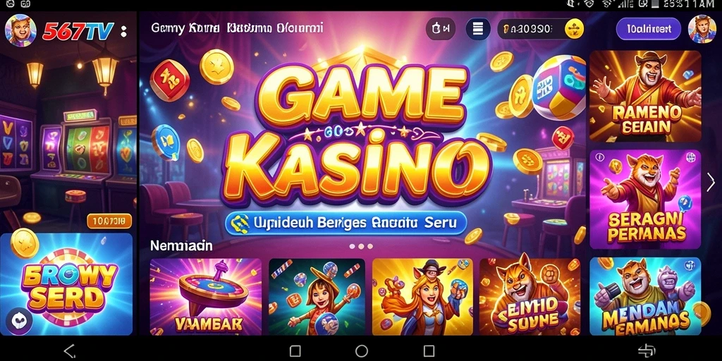 Gameplay menarik di 567TV dengan pengalaman kasino yang nyata.