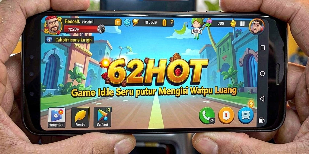 Screenshot utama 62HOT dengan gameplay Idle yang menarik.