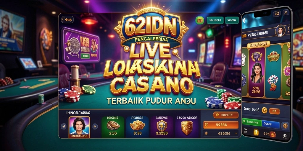 Tampilan gameplay Live Casino yang interaktif dan mendebarkan.