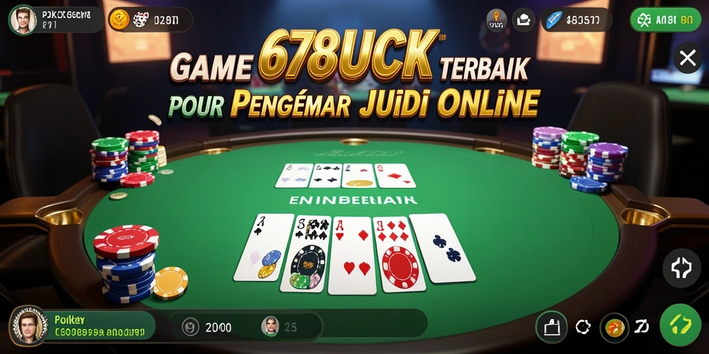 Screenshot utama 678LUCK menampilkan gameplay poker yang mendebarkan.