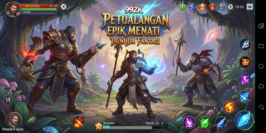 Tampilan gameplay seru dan grafis menawan dalam 99ZK.