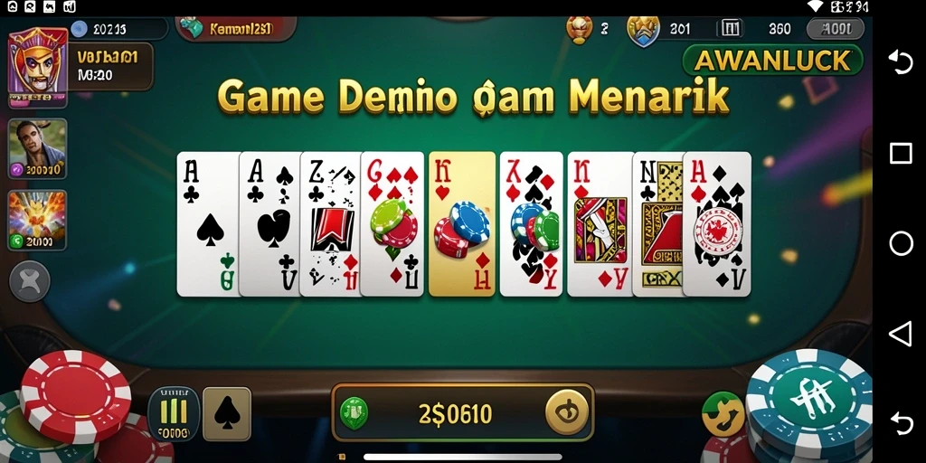 Screenshot gameplay AWANLUCK yang menunjukkan keseruan bermain Domino.