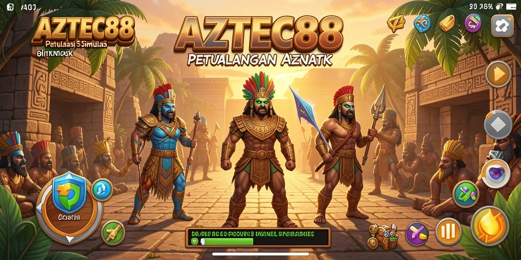 Gameplay AZTEC88 yang menarik dan penuh strategi.