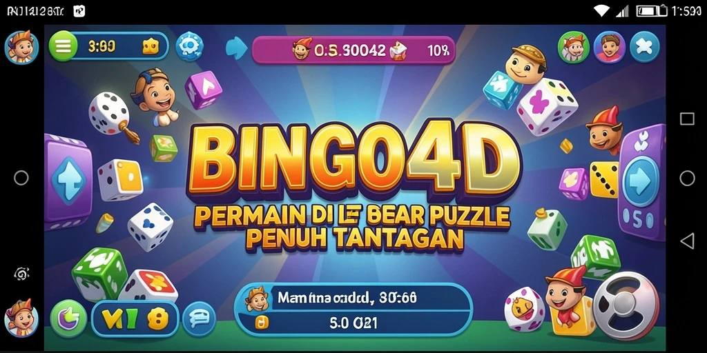 Screenshot utama menampilkan gameplay menantang dari BINGO4D.