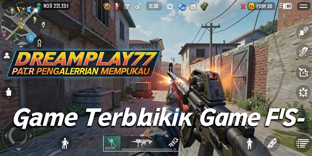 Tampilan utama gameplay <strong>DREAMPLAY77</strong> dengan pertempuran FPS yang intens.