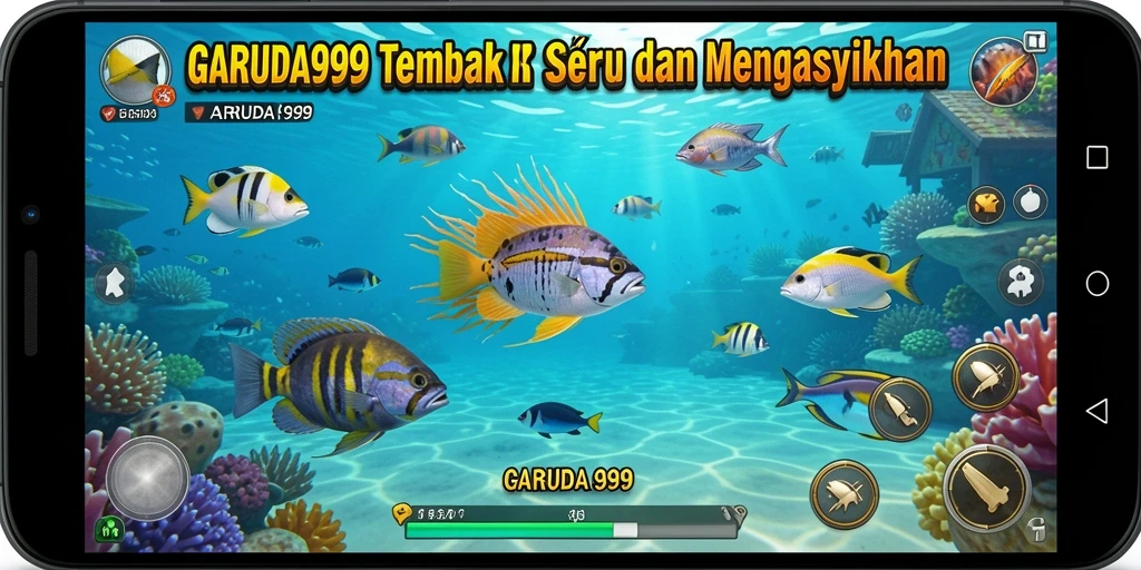 Tampilan gameplay Tembak Ikan yang mengasyikkan di GARUDA999.