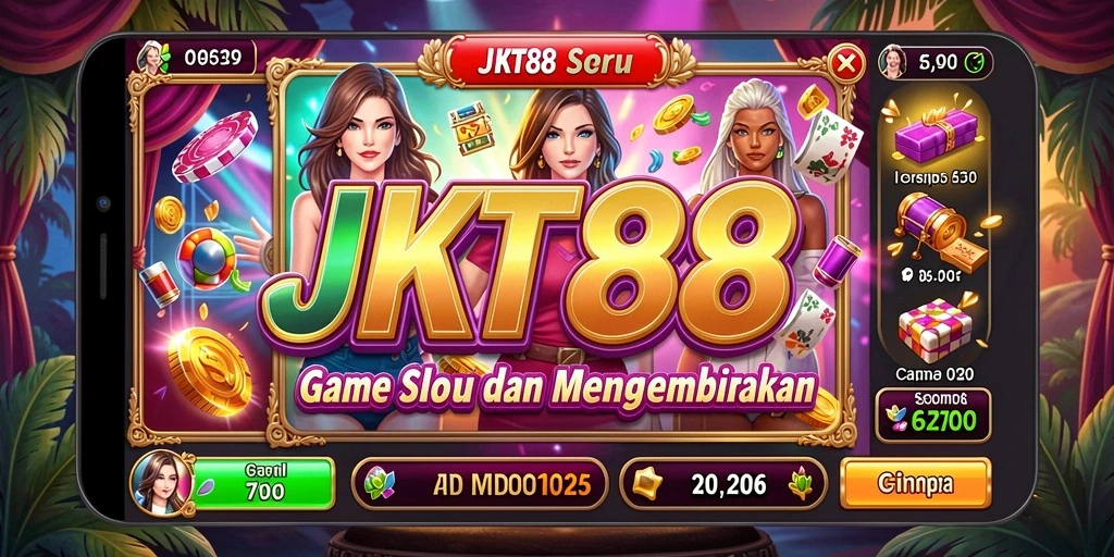 Tampilan gameplay Slot JKT88 yang mengasyikkan dan penuh warna.
