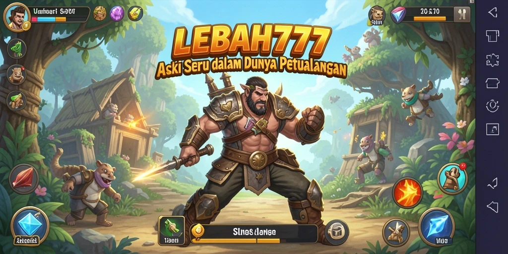 Screenshot utama menunjukkan aksi mendebarkan di <strong>LEBAH777</strong>.