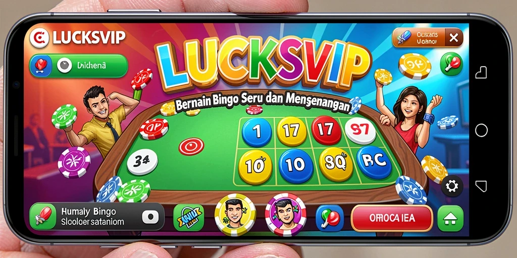 Screenshot gameplay Bingo yang menggembirakan di LUCKSVIP.