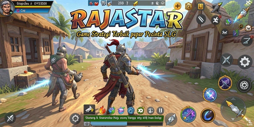 Tampilan gameplay RAJASTAR yang strategis dan menegangkan.