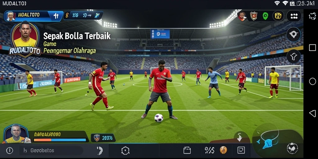 Tampilan gameplay seru dan mendebarkan di RUDALTOTO.