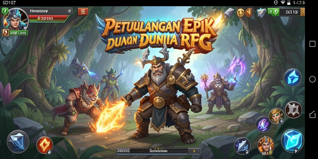 Gameplay RPG epik dengan grafik yang menakjubkan.