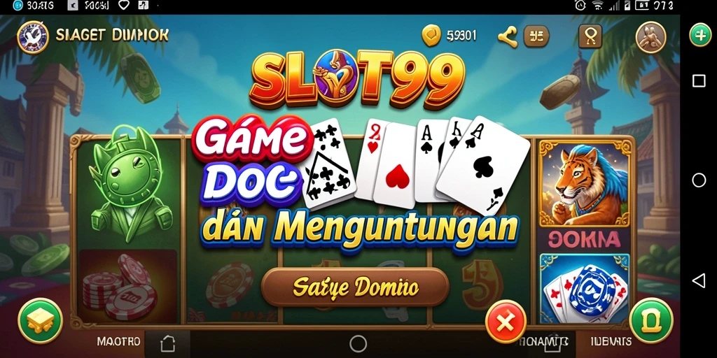 Gameplay SLOT99 menampilkan serunya permainan domino yang menarik.